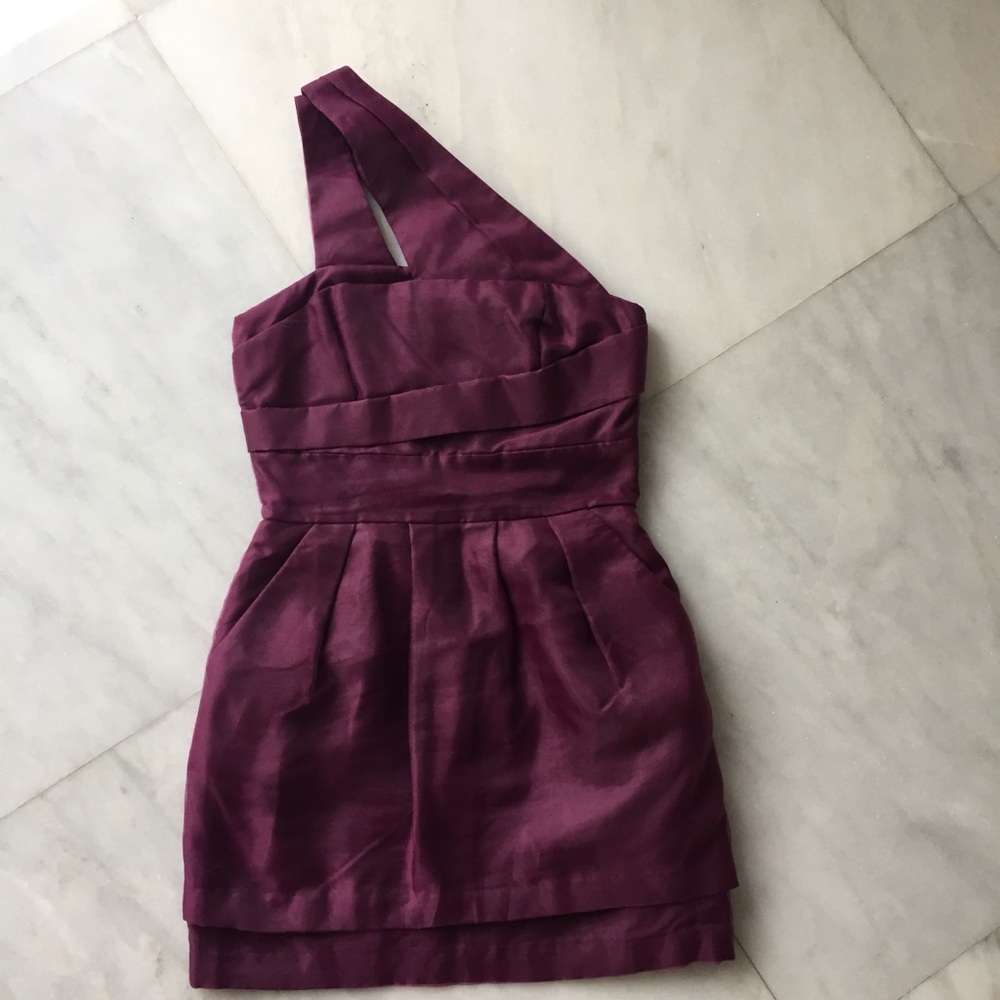 BCBG Generation plum cocktail dress